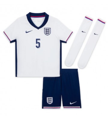 England John Stones #5 Hjemmebanetrøje Børn EM 2024 Kortærmet (+ Korte bukser)